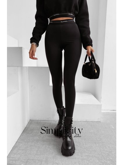 Legíny Olavoga Lunari čierna (Veľkosť L)