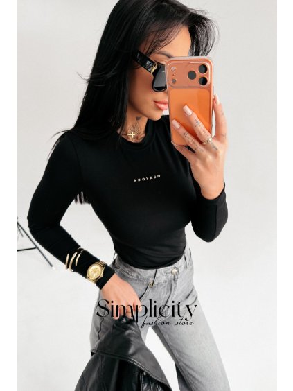 Tričko Olavoga Feron čierna (Veľkosť L)