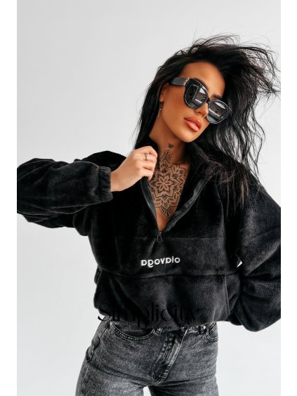 Mikina Olavoga Emino čierna (Veľkosť S)