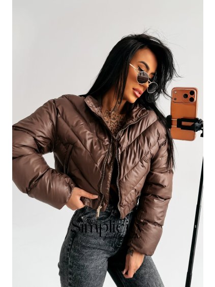 Bunda Olavoga Taazu hnedá (Veľkosť S)