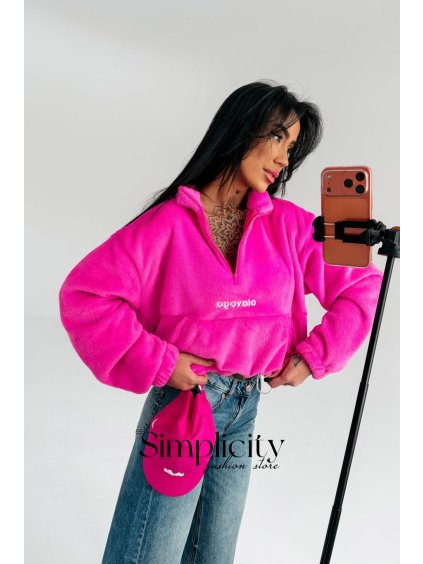 Mikina Olavoga Emino cyklamen (Veľkosť M)