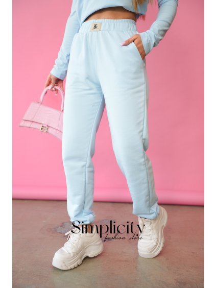 Tepláky BG VERSION bledomodrá (Rozmiar S)