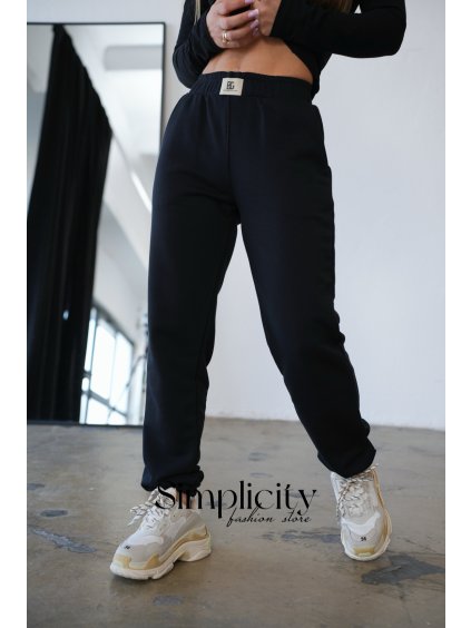 Tepláky  BG VERSION čierna (Rozmiar S)