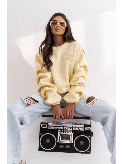 Mikina La Balancia REMY bledožltá (variant UNI)