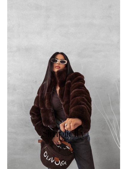 Kožuch Olavoga Vespera hnedý (Veľkosť S)