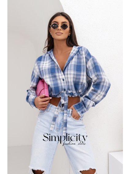 Košeľa La Balancia SOHO modré káro (variant UNI)