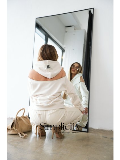 Mikina BG BECKY smotanová (Rozmiar S)