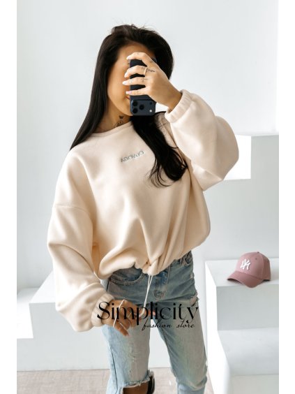 Mikina Olavoga Elena smotanová (Veľkosť S)