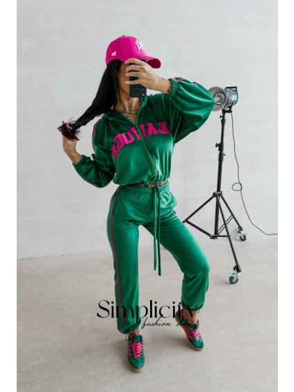 Komplet Olavoga Avoni smaragdová (Veľkosť M)