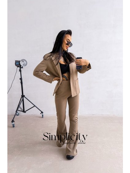 Komplet Olavoga Mio béžová (Veľkosť S)