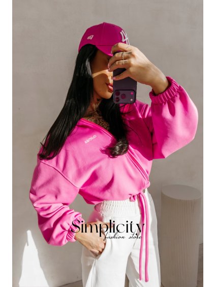 Mikina Olavoga Nerin ružová (Veľkosť S)