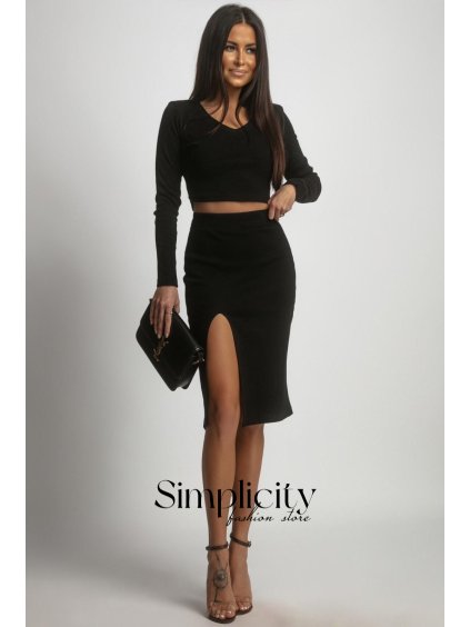 Komplet La Balancia NELLY čierna (variant UNI)