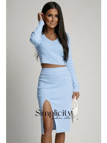 Komplet La Balancia NELLY bledomodrá (variant UNI)