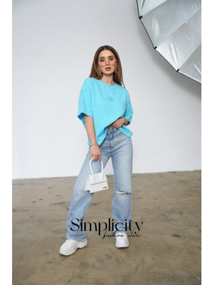 Tričko  BG OCEAN tyrkys (Rozmiar M)