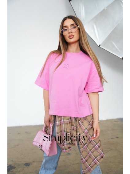 Tričko BG OCEAN ružová (Rozmiar S)