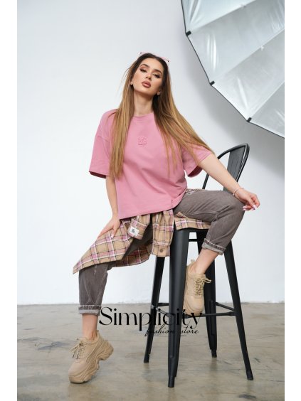 Tričko  BG OCEAN staroružová (Rozmiar S)