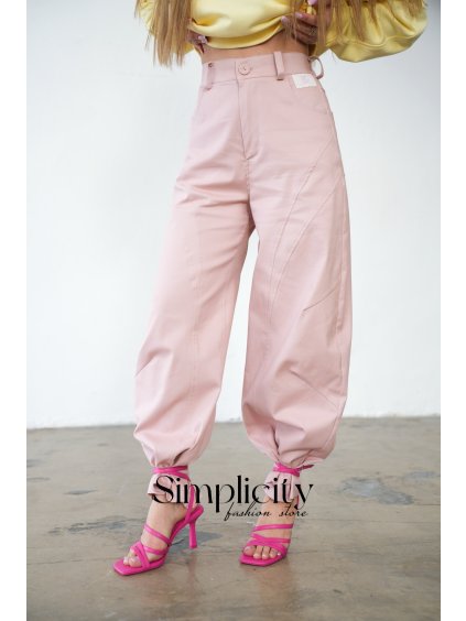Nohavice  BG GINNY púdrová ružová (Rozmiar S)