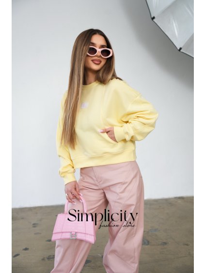 Mikina  BG CATCH žltá (Rozmiar S)