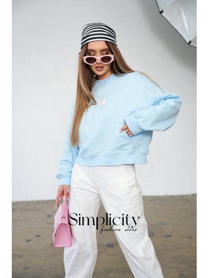 Mikina  BG CATCH bledomodrá (Rozmiar S)