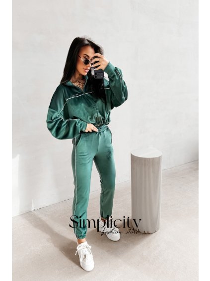 Súprava Olavoga Rifmo smaragdová (Veľkosť S)