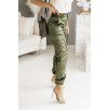 Cargo nohavice Kessy khaki