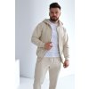 Mikina na zips pánska BG ZIPPY nude (Rozmiar S)