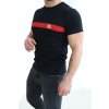 Pánske tričko  BG RED čierna (Rozmiar S)