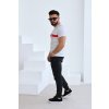Pánske tričko BG RED biela (Rozmiar S)