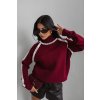 Pulover Olavoga Wintor burgundy (Veľkosť S)