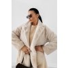 Kožuch dlhý Olavoga Mino smotanová (Veľkosť S)