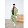 Bomber bunda pánska BG REPEAT khaki (Rozmiar S)
