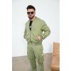 Bomber bunda pánska BG REPEAT khaki (Rozmiar S)