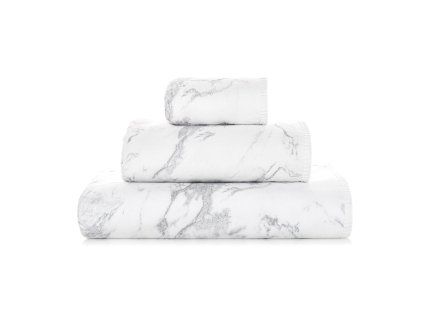 mabel towel 1 silver: black 1