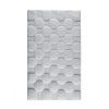 aura rug silver