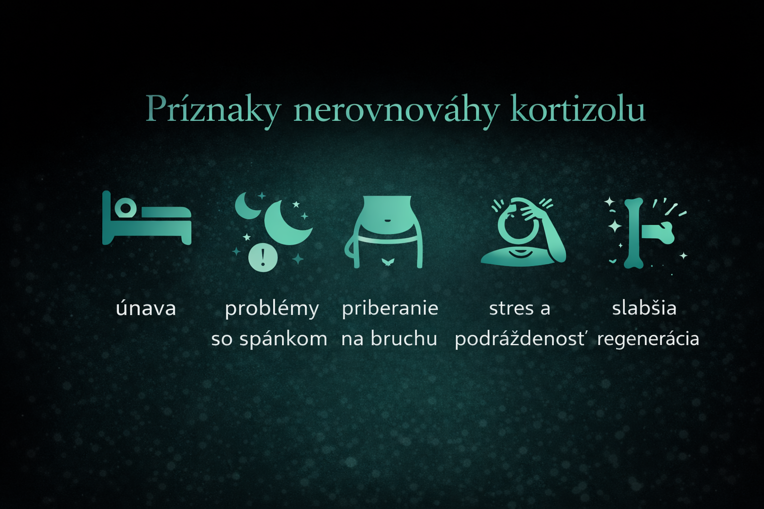 kortizol, trávenie, nafukovanie