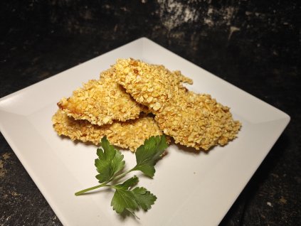 SMAŽENÉ KUŘECÍ STRIPSY V CORN FLAKES 1kg