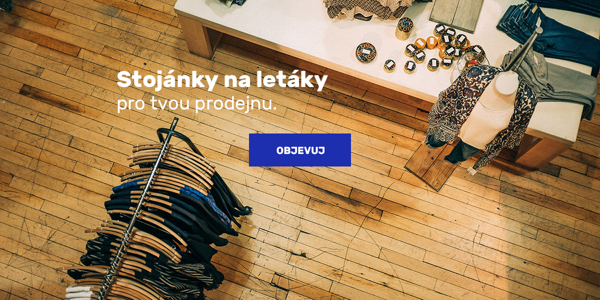 Stojánky na letáky