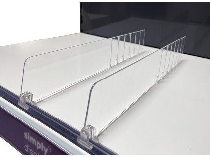 Regálový rozdělovač 60/335 bez stopperu (10 ks)