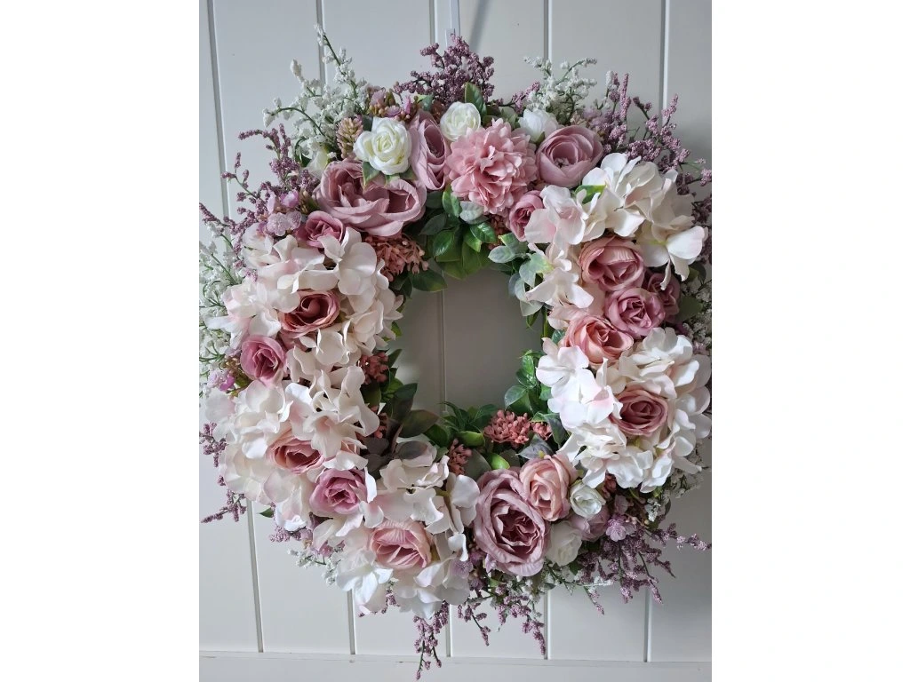 Celoroční věnec romantický shabby chic, provence