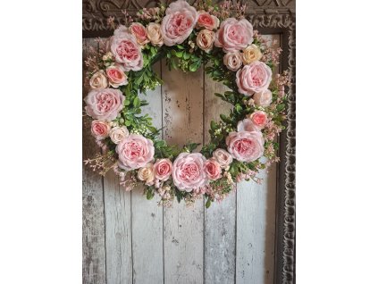 Celoroční věnec romantický shabby chic, provence