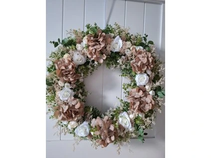 Celoroční věnec romantický shabby chic, provence