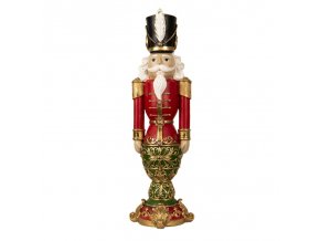 6pr3509 deko accessoires nussknacker 191958 cm rot grun