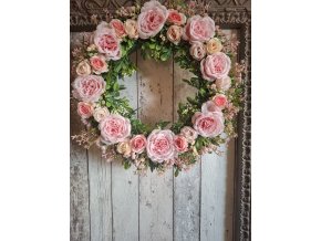 Celoroční věnec romantický shabby chic, provence