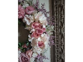 Celoroční věnec romantický shabby chic, provence