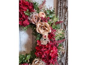 Celoroční věnec romantický nostalgický victorian