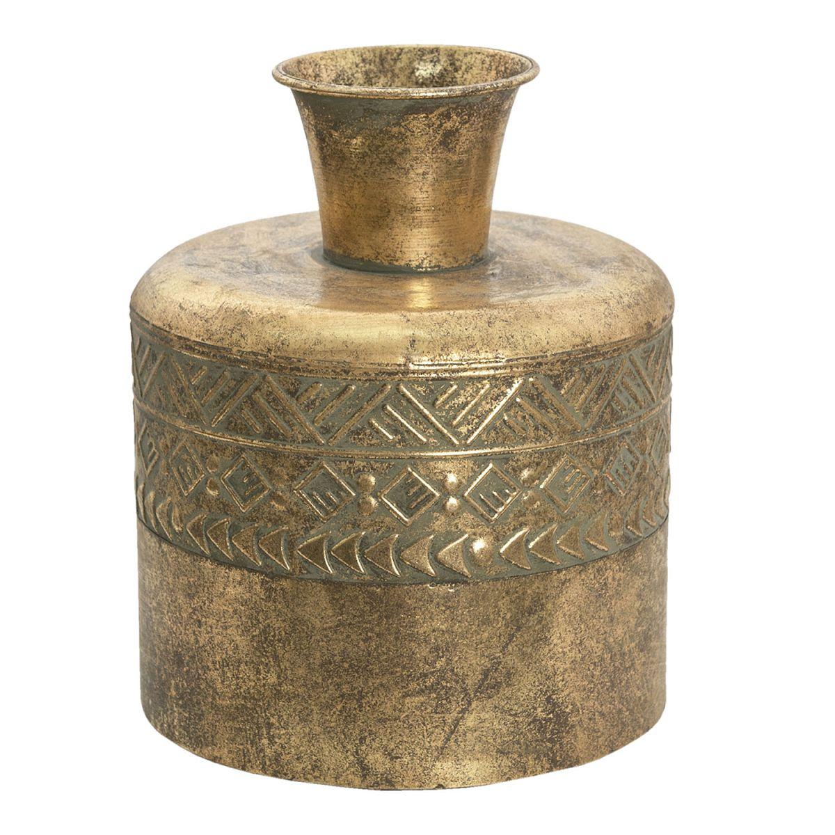 Váza kov zlatá patina Clayre Eef