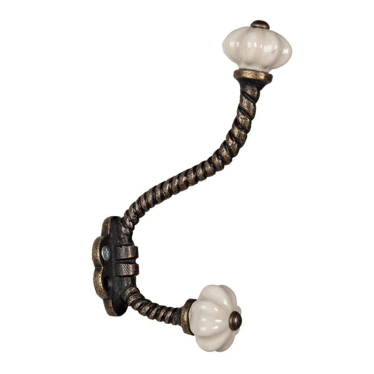 Věšák háček patina vintage Clayre & Eef