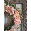 Věnec romantický shabby chic, provence losos dýně
