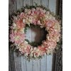 Věnec celoroční růže, hortenzie lososová cca 60cm