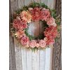 Celoroční věnec romantický shabby chic cca 58cm
